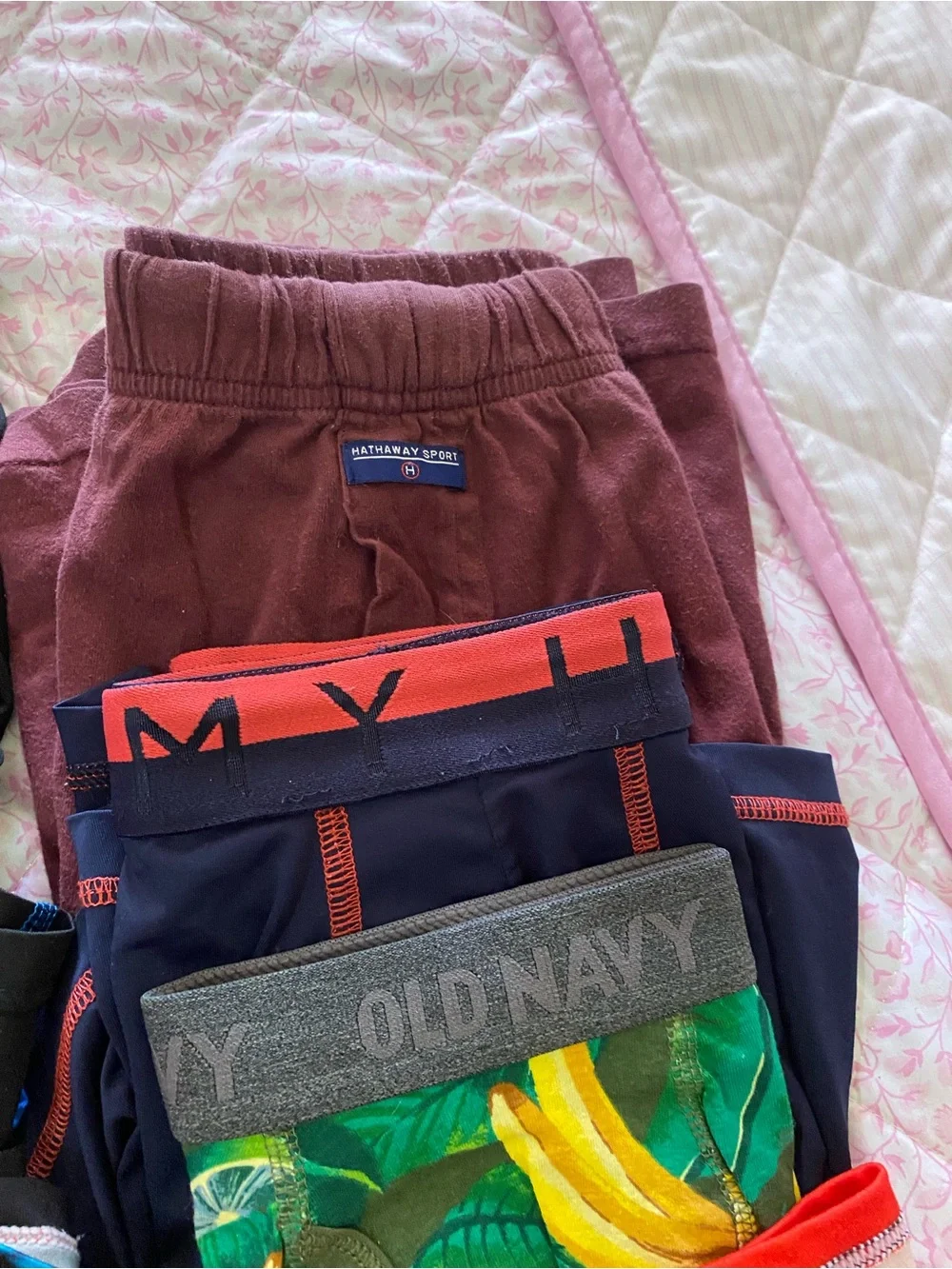 Mixed Men's Boxer Briefs Pack with Assorted Branded Waistbands - Multi-Color